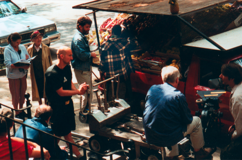 Dreh an einem New Yorker Marktstand