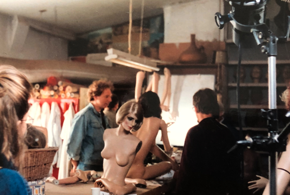 Der Regisseur gibt Anweisungen