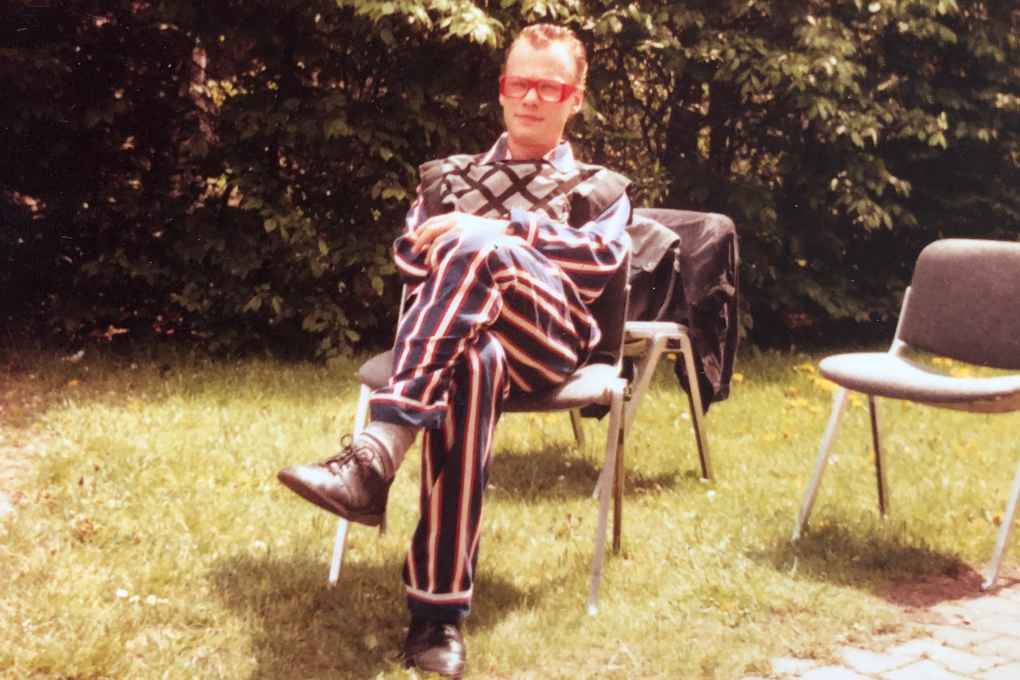 Der Techniker im Garten