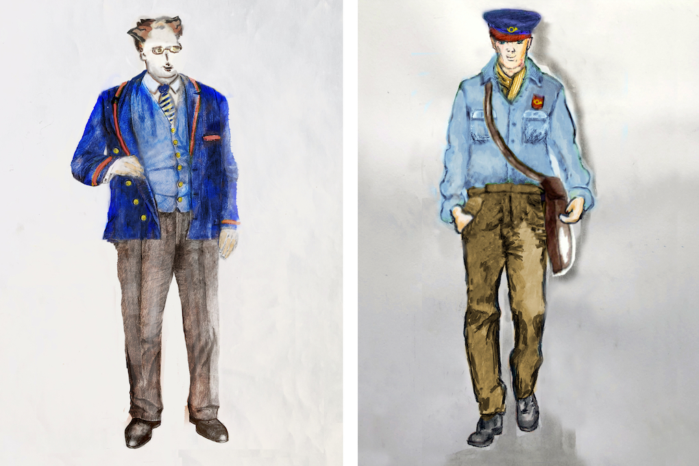 Entwurf für den Pförtner, Entwurf für den Boten der Hauspost