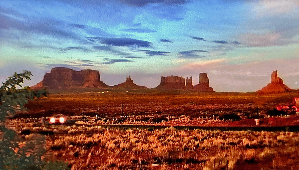 das Monument Valley im Abendlicht