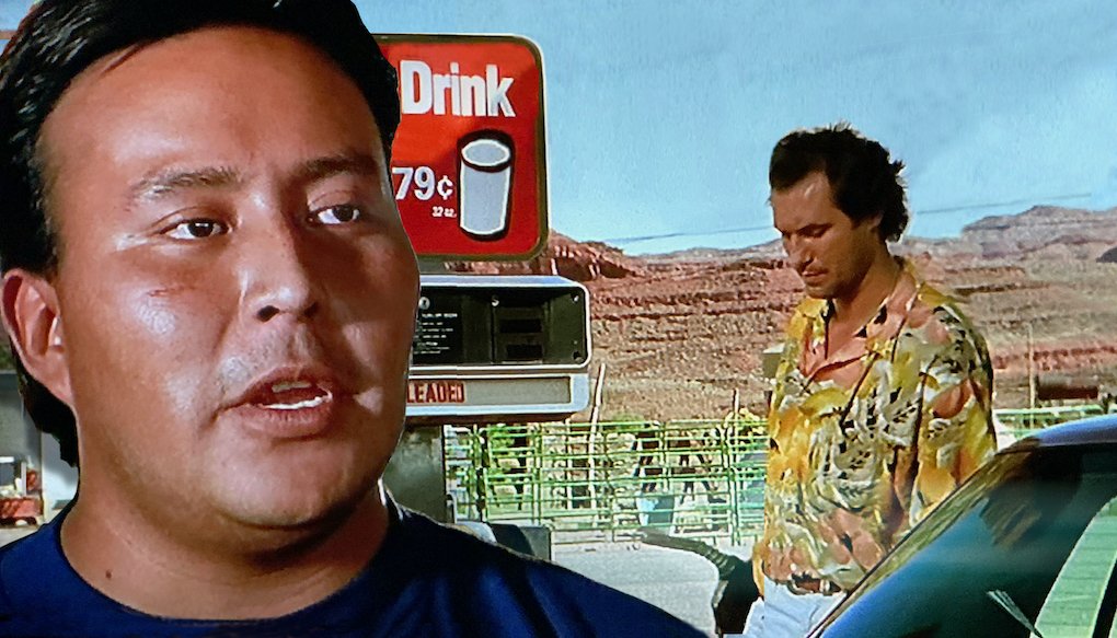 Harry und ein Navajo-Indianer