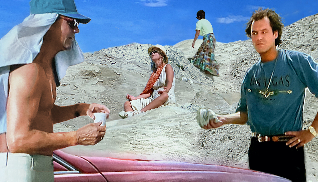 Der Cadillac hat eine Panne