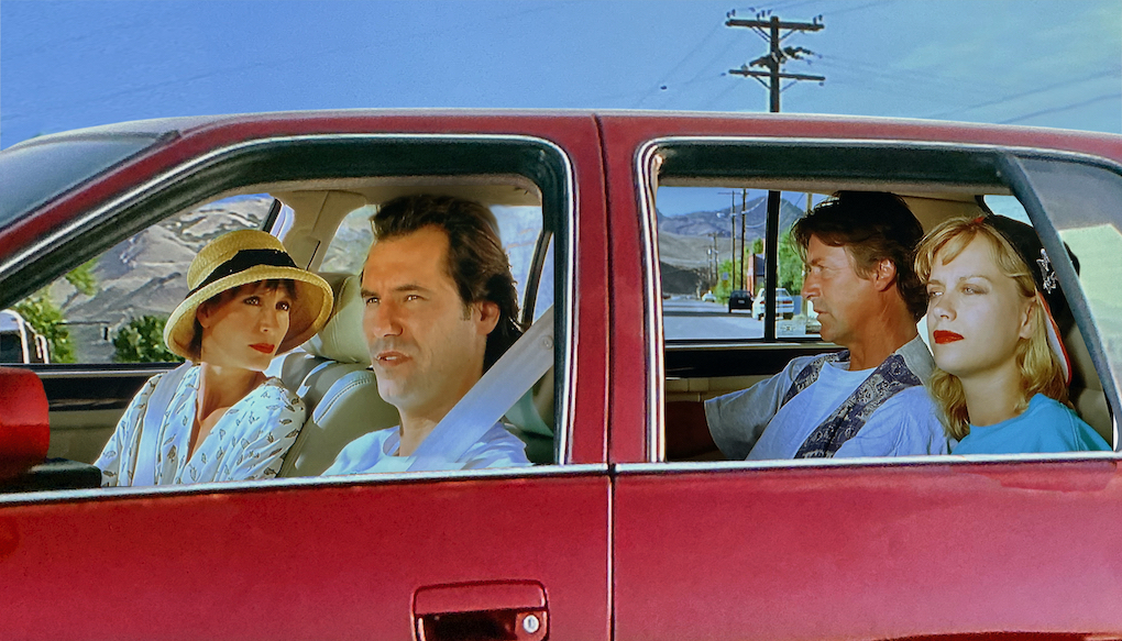 Renate, Harry, Rolf und Siaay im Cadillac