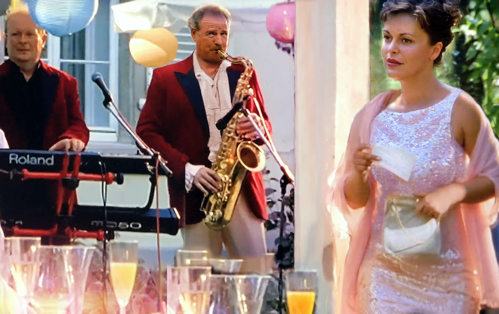 Mario auf einer Party