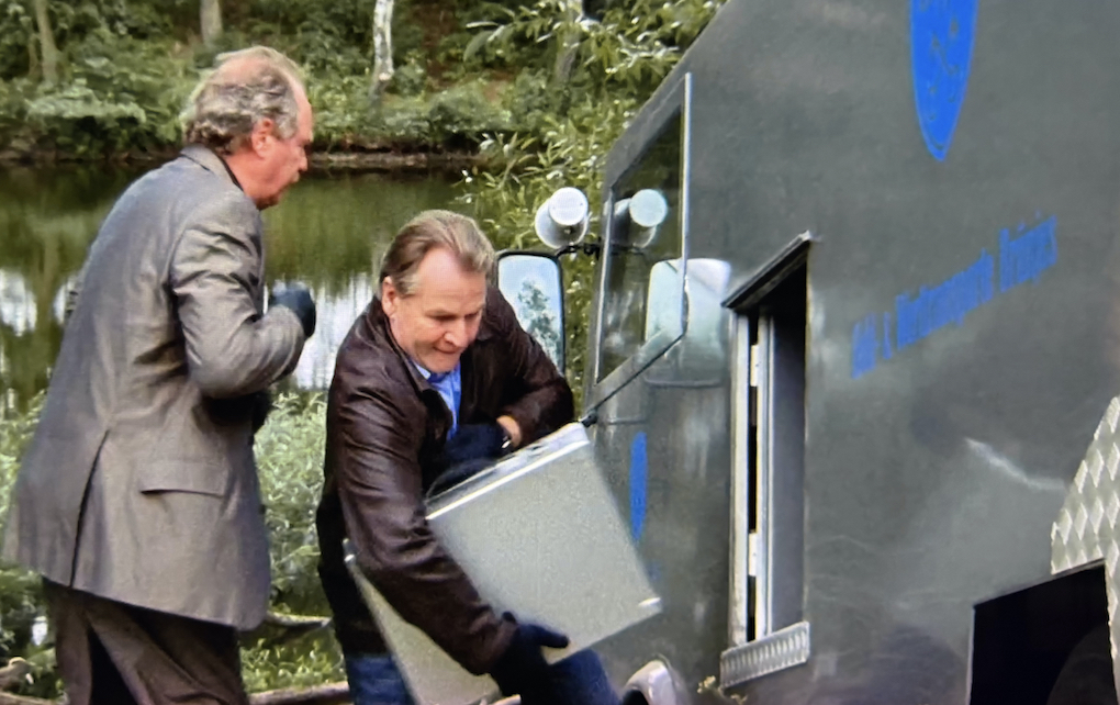 Der Geldtransporter wird überfallen