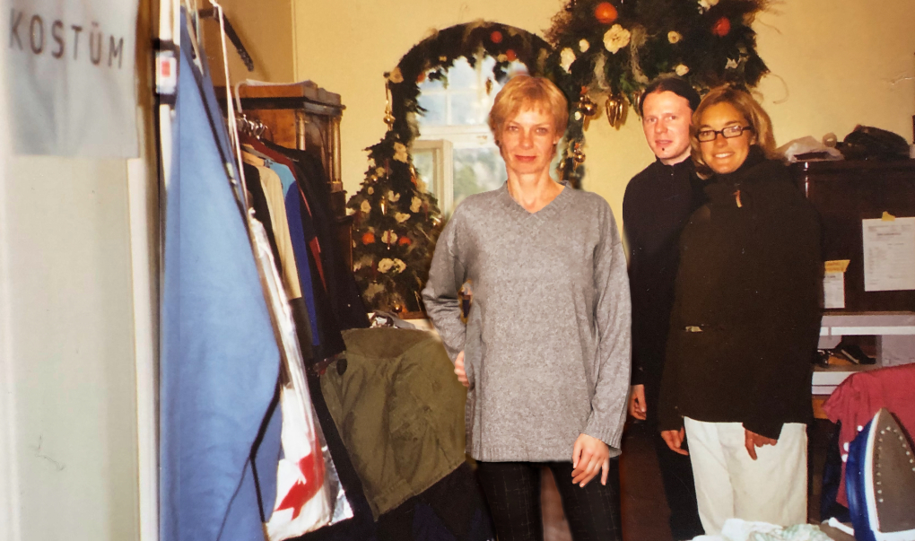 Kostümbildnerin Brigit Gruse Schrader, Kostümassistent Martin Stauch, Garderobiere Kira