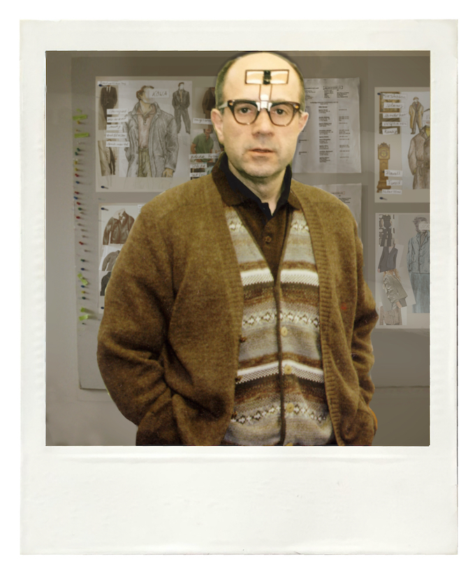 Kostümprobe für Rolle Uhrmacher